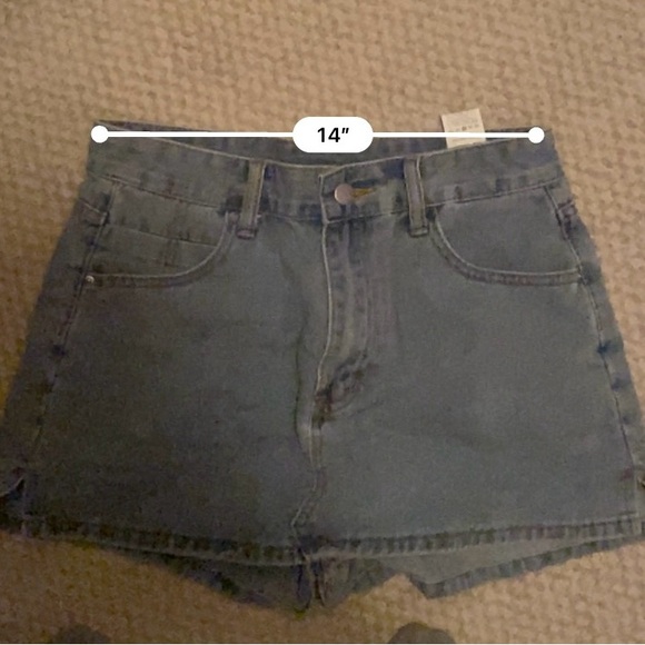 Classic Blue Denim Women's Shorts - Picture 6 of 8